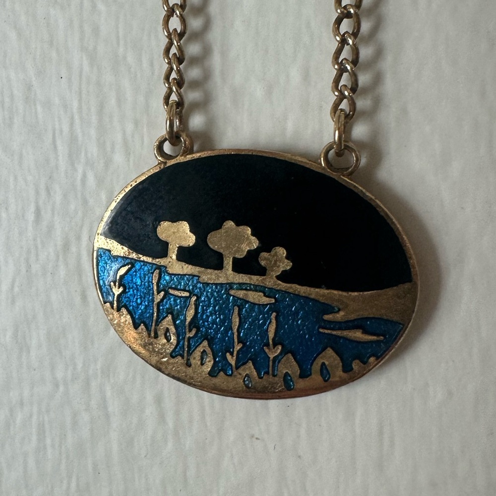 Robert Gervais Necklace • Vintage Enamel
